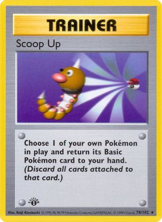 Scoop Up (78) 1st Edition [Vintage: Base Set Shadowless] Pokemon Single Pokémon