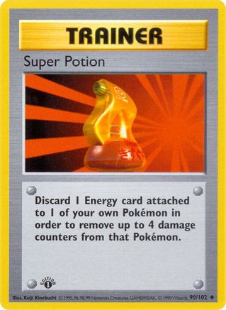 Super Potion (90) Unlimited [Vintage: Base Set Shadowless] Pokemon Single Pokémon