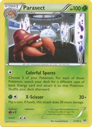 Parasect (2/162) [XY: BREAKthrough] Pokemon Single Pokémon