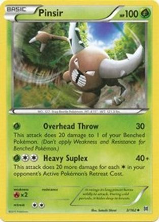 Pinsir (3/162) [XY: BREAKthrough] Pokemon Single Pokémon