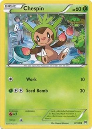 Chespin (8/162) [XY: BREAKthrough] Pokemon Single Pokémon