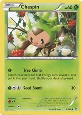 Chespin (9/162) [XY: BREAKthrough] Pokemon Single Pokémon
