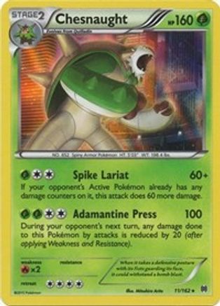 Chesnaught (11/162) Holofoil [XY: BREAKthrough] Pokemon Single Pokémon