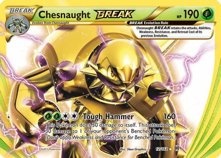Chesnaught BREAK (12/162) Holofoil [XY: BREAKthrough] Pokemon Single Pokémon
