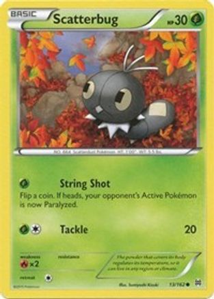 Scatterbug (13/162) [XY: BREAKthrough] Pokemon Single Pokémon