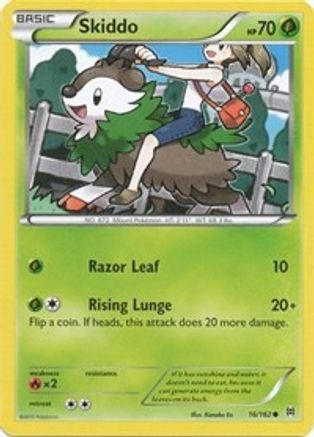 Skiddo (16/162) Reverse Holofoil [XY: BREAKthrough] Pokemon Single Pokémon