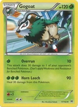Gogoat (17/162) [XY: BREAKthrough] Pokemon Single Pokémon