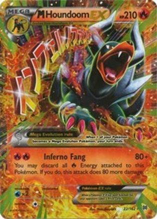 M Houndoom EX (22/162) Holofoil [XY: BREAKthrough] Pokemon Single Pokémon