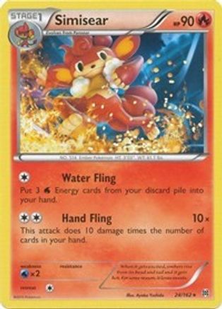 Simisear (24/162) Reverse Holofoil [XY: BREAKthrough] Pokemon Single Pokémon