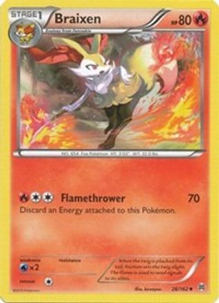 Braixen (26/162) [XY: BREAKthrough] Pokemon Single Pokémon