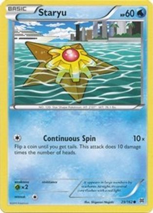 Staryu (29/162) Reverse Holofoil [XY: BREAKthrough] Pokemon Single Pokémon