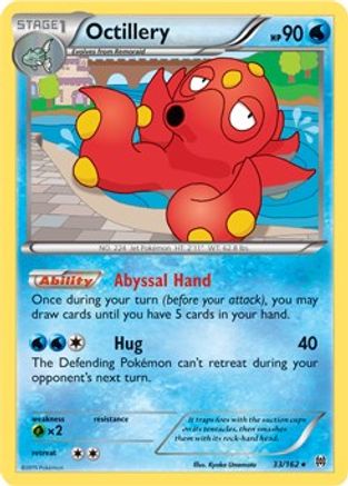 Octillery (33/162) Reverse Holofoil [XY: BREAKthrough] Pokemon Single Pokémon