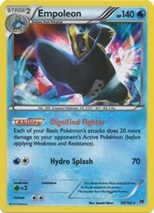 Empoleon (38/162) Reverse Holofoil [XY: BREAKthrough] Pokemon Single Pokémon