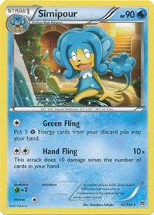 Simipour (42/162) [XY: BREAKthrough] Pokemon Single Pokémon