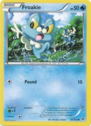 Froakie (46/162) Reverse Holofoil [XY: BREAKthrough] Pokemon Single Pokémon