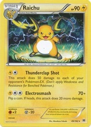 Raichu (49/162) [XY: BREAKthrough] Pokemon Single Pokémon