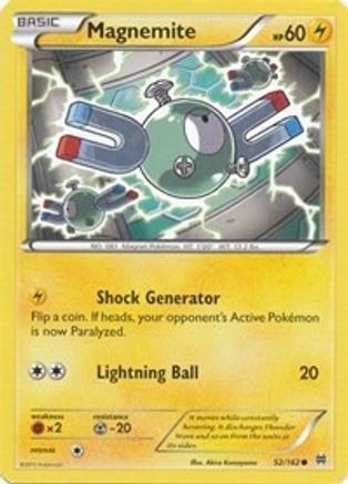 Magnemite (52/162) [XY: BREAKthrough] Pokemon Single Pokémon