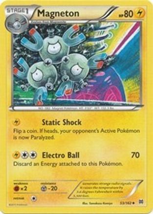 Magneton (53/162) Reverse Holofoil [XY: BREAKthrough] Pokemon Single Pokémon
