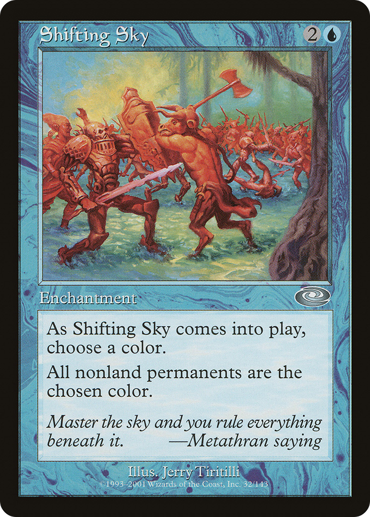 Shifting Sky (PLS-032) [Planeshift] MTG Single Wizards of the Coast
