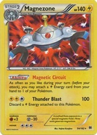 Magnezone (54/162) Reverse Holofoil [XY: BREAKthrough] Pokemon Single Pokémon