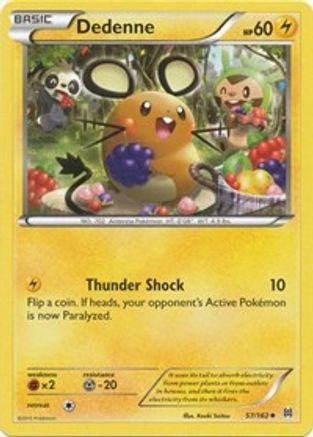 Dedenne (57/162) Reverse Holofoil [XY: BREAKthrough] Pokemon Single Pokémon