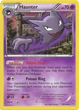 Haunter (59/162) Reverse Holofoil [XY: BREAKthrough] Pokemon Single Pokémon