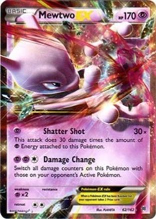 Mewtwo EX (62/162) Holofoil [XY: BREAKthrough] Pokemon Single Pokémon