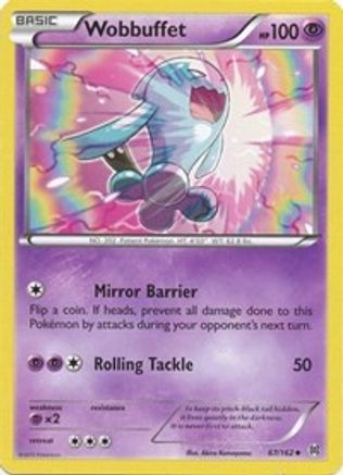 Wobbuffet (67/162) Reverse Holofoil [XY: BREAKthrough] Pokemon Single Pokémon