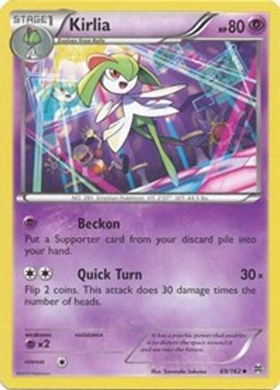 Kirlia (69/162) Reverse Holofoil [XY: BREAKthrough] Pokemon Single Pokémon