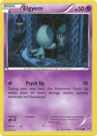 Elgyem (73/162) [XY: BREAKthrough] Pokemon Single Pokémon