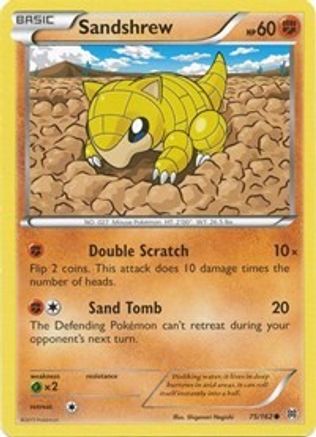 Sandshrew (75/162) [XY: BREAKthrough] Pokemon Single Pokémon