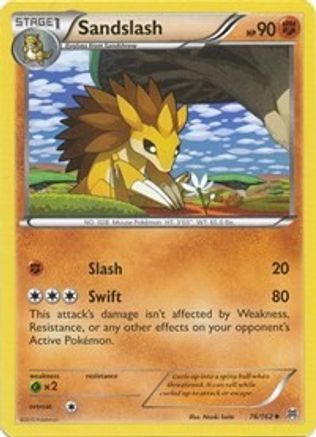 Sandslash (76/162) Reverse Holofoil [XY: BREAKthrough] Pokemon Single Pokémon