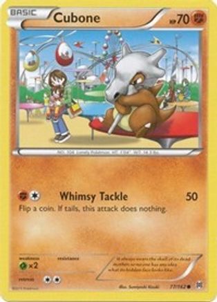 Cubone (77/162) Reverse Holofoil [XY: BREAKthrough] Pokemon Single Pokémon