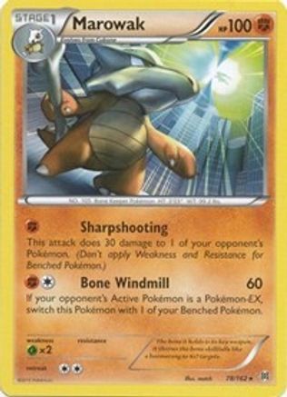 Marowak (78/162) [XY: BREAKthrough] Pokemon Single Pokémon