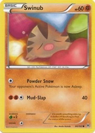 Swinub (80/162) [XY: BREAKthrough] Pokemon Single Pokémon
