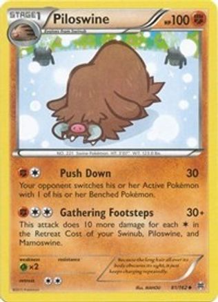 Piloswine (81/162) [XY: BREAKthrough] Pokemon Single Pokémon