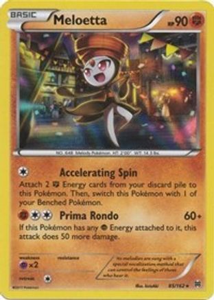 Meloetta (85/162) Reverse Holofoil [XY: BREAKthrough] Pokemon Single Pokémon
