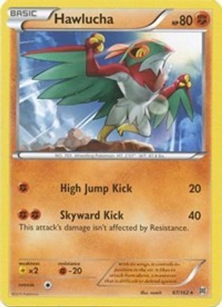 Hawlucha (87/162) Reverse Holofoil [XY: BREAKthrough] Pokemon Single Pokémon