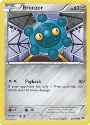 Bronzor (95/162) Reverse Holofoil [XY: BREAKthrough] Pokemon Single Pokémon
