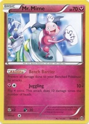 Mr. Mime (97/162) Reverse Holofoil [XY: BREAKthrough] Pokemon Single Pokémon