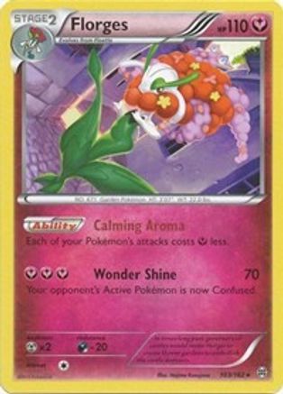 Florges (103/162) Reverse Holofoil [XY: BREAKthrough] Pokemon Single Pokémon