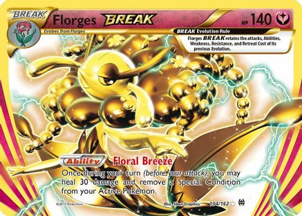 Florges BREAK (104/162) Holofoil [XY: BREAKthrough] Pokemon Single Pokémon