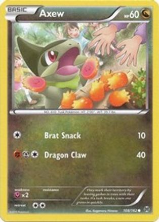 Axew (108/162) [XY: BREAKthrough] Pokemon Single Pokémon