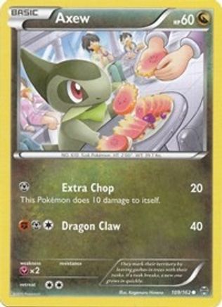 Axew (109/162) [XY: BREAKthrough] Pokemon Single Pokémon