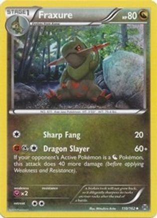 Fraxure (110/162) Reverse Holofoil [XY: BREAKthrough] Pokemon Single Pokémon