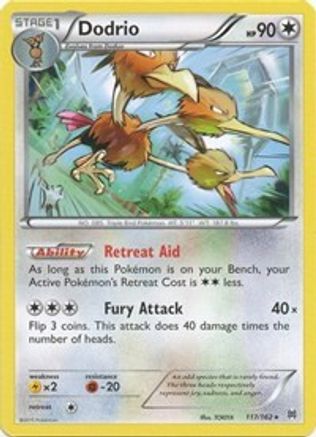 Dodrio (117/162) [XY: BREAKthrough] Pokemon Single Pokémon