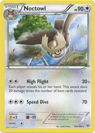 Noctowl (120/162) Reverse Holofoil [XY: BREAKthrough] Pokemon Single Pokémon