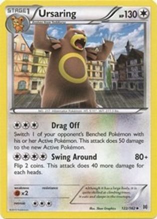 Ursaring (122/162) Reverse Holofoil [XY: BREAKthrough] Pokemon Single Pokémon