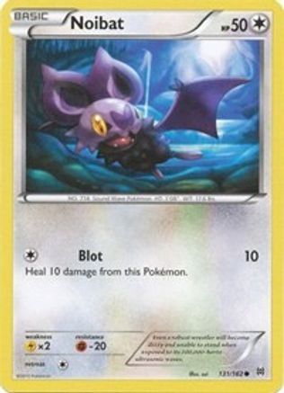 Noibat (131/162) Reverse Holofoil [XY: BREAKthrough] Pokemon Single Pokémon