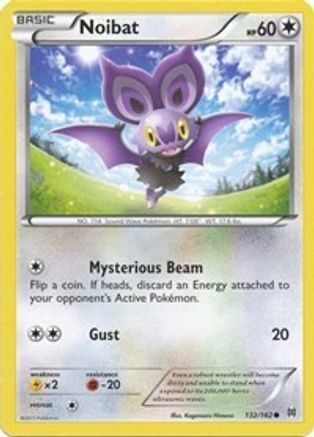 Noibat (132/162) Reverse Holofoil [XY: BREAKthrough] Pokemon Single Pokémon